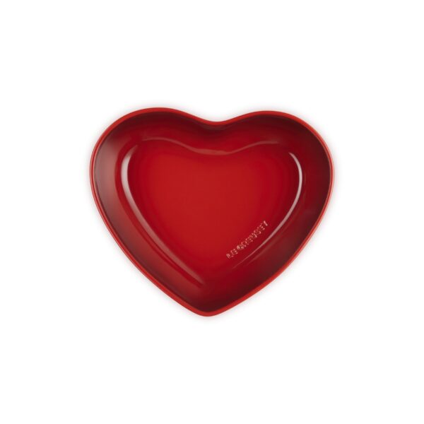 le creuset serveerbowl hart in aardewerk le creuset serveerbowl hart in aardewerk