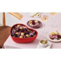 le creuset serveerbowl hart in aardewerk