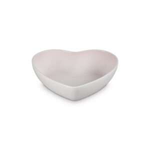 Le Creuset serveerbowl hart in aardewerk - Shell Pink-Roze