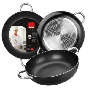 Ibili I-Chef diepe koekenpan 2 grepen antikleef - 36 cm