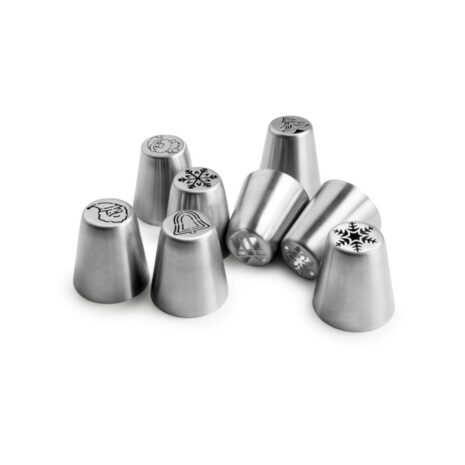 ibili set van 8 kerst russische spuitmondjes