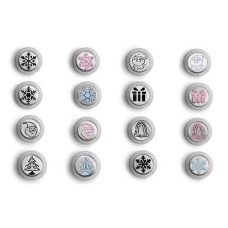 ibili set van 8 kerst russische spuitmondjes ibili set van 8 kerst russische spuitmondjes