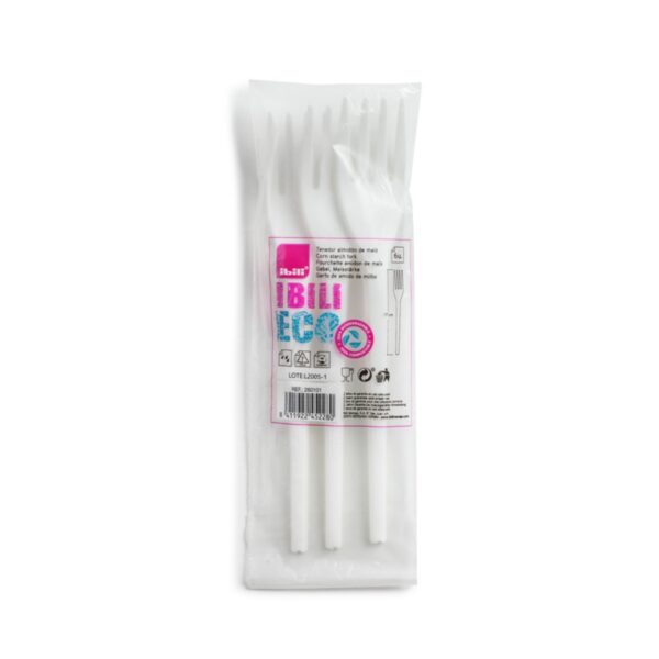 ibili wegwerp vorken maismeel eco 6 stuks ibili wegwerp vorken maismeel eco 6 stuks