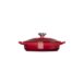 le creuset campagnard tradition hartvormige braadpan met rvs knop