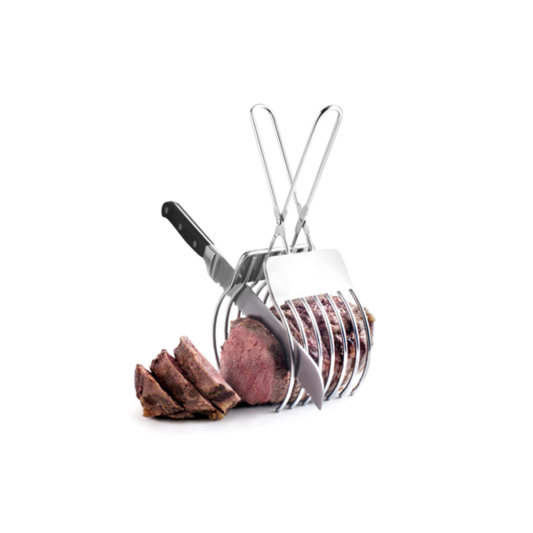 ibili vlees tang Professionele Ibili trancheertang van roestvrij staal voor braadstukken en BBQ vlees