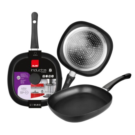 ibili gladde grill 26 cm antikleef inducta