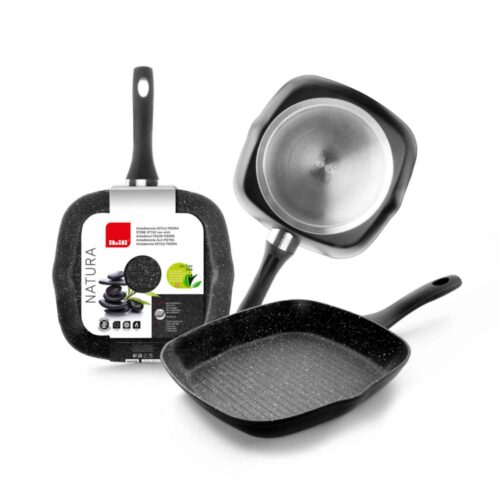ibili grillpan geribbeld antikleef natura