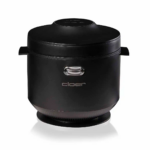 rijstkoker 1 liter wit zwart