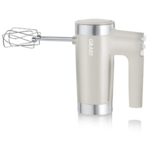 Graef Handmixer met Soft Start en Turboknop voor Mixen, Kloppen en Kneden Graef Handmixer met Soft Start en Turboknop voor Mixen, Kloppen en Kneden