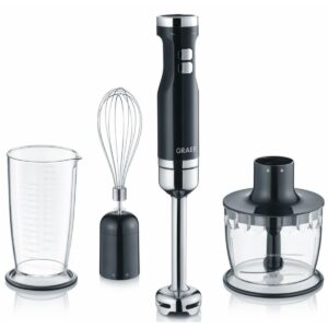 Graef Staafmixer met 5 Snelheden en Turbo zwart– Veelzijdige Keukenhulp voor Elke Bereiding Graef Staafmixer met 5 Snelheden en Turbo zwart– Veelzijdige Keukenhulp voor Elke Bereiding