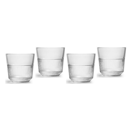 royal leerdam waterglas rayo 270 ml set van 4