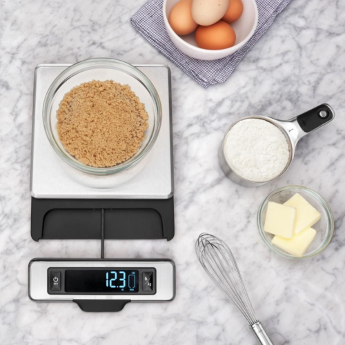 oxo good grips keukenweegschaal met uittrekbaar display en nauwkeurige grammeting oxo good grips keukenweegschaal met uittrekbaar display en nauwkeurige grammeting
