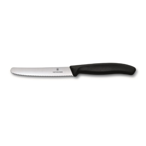 victorinox swiss classic tomaten en tafelmes 11 cm zwart victorinox swiss classic tomaten en tafelmes 11 cm zwart