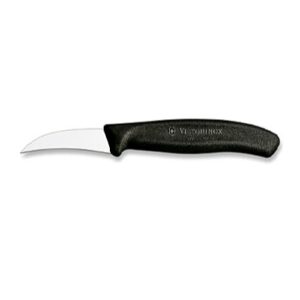 Victorinox Swiss Classic Tourneermesje zwart met Gebogen Lemmet