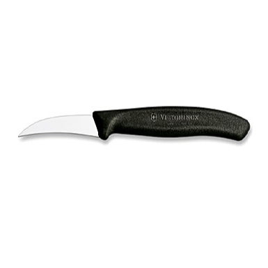 victorinox swiss classic tourneermesje zwart met gebogen lemmet victorinox swiss classic tourneermesje zwart met gebogen lemmet